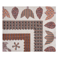 b4 (5) Gangaur Tanabana Jaipur Cotton Double Bedsheet King Size with 2 Pillow Covers – 100% Pure Cotton, Hand Block Print (95x108 Inch)