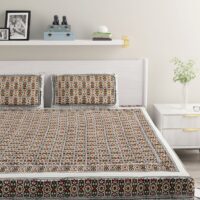 TiuvWUsz7xY_h2uOYFO2eO5S-1.jpg Handwoven Khadi Cotton Bedsheet – Pure & Breathable | 90x100 Inch